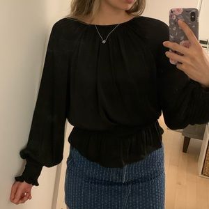 Black blouse. Worn once